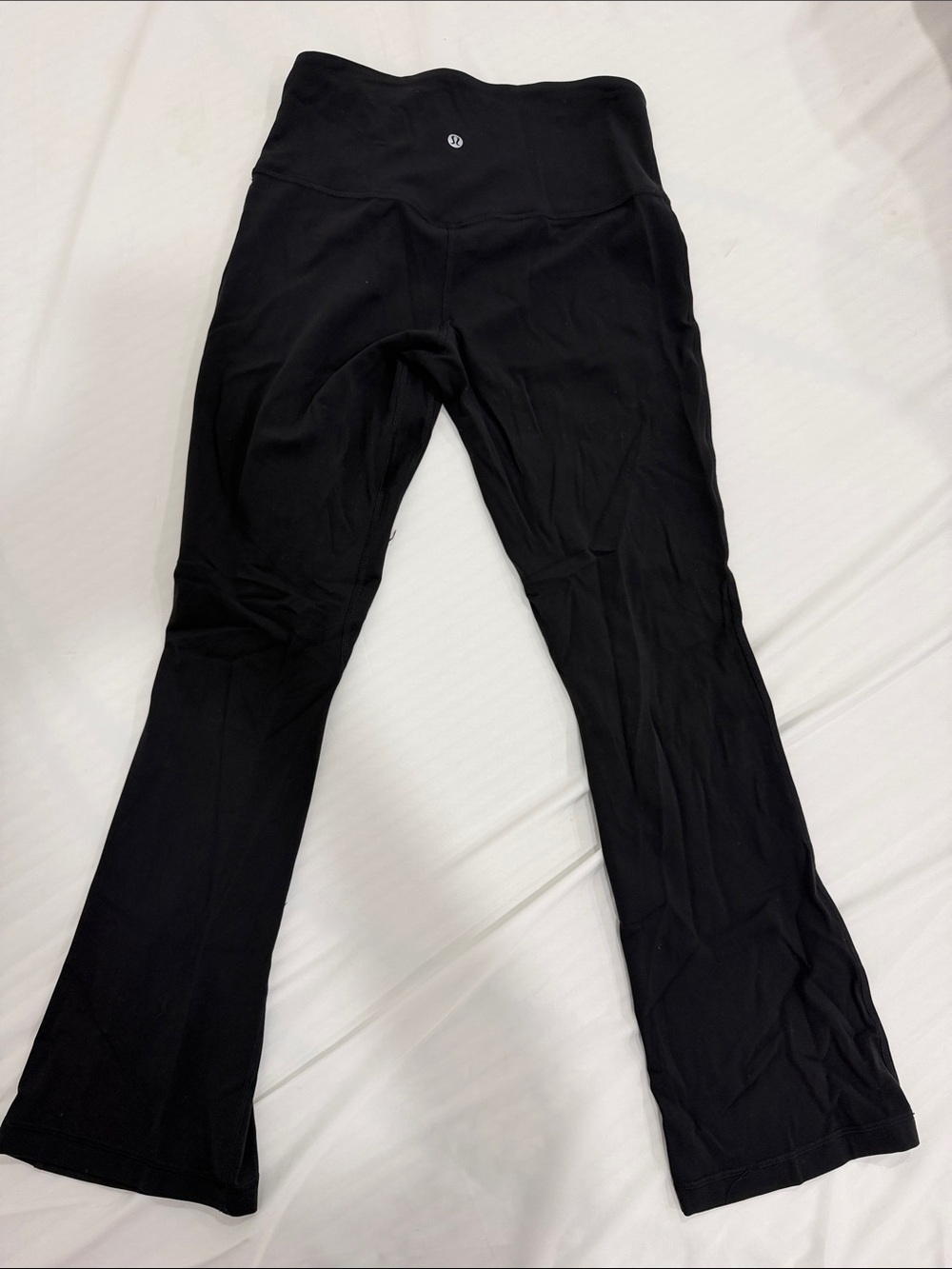 lululemon athletica Black Boot-Cut/Mini flare High-Rise Yoga Pants